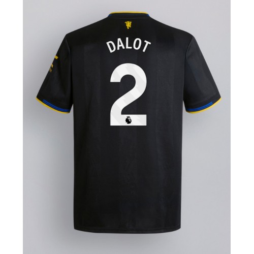 Manchester United Diogo Dalot #2 Replica Third Stadium Shirt 2025-26 Short Sleeve